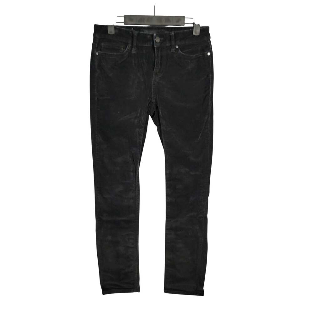 Calvin Klein Jeans Womens Size 4 x 30 Black Skinny Stretch Denim Mid Rise